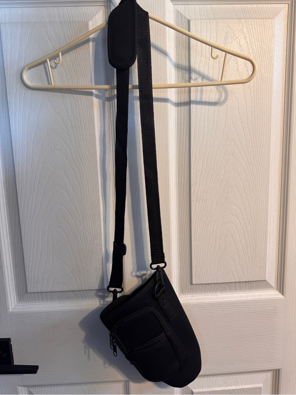 Black Crossbody Sling Bag for Stanley cups- Compact Everyday Carry